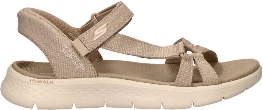Skechers Sandaal Hands-Free Slip-Ins Go Walk Flex 141481 TPE Taupe Machine Washable