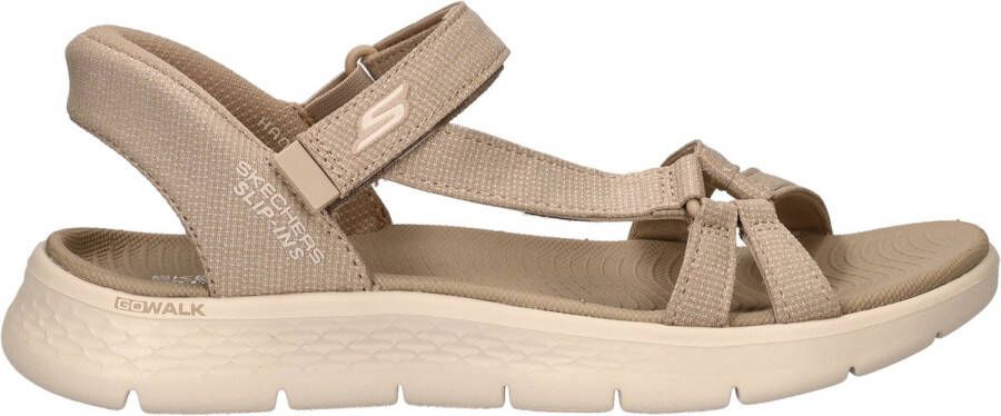 Skechers Sandaal Hands-Free Slip-Ins Go Walk Flex 141481 TPE Taupe Machine Washable