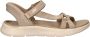 Skechers Sandalen GO WALK FLEX SANDAL-ILLUMINATE sandalette trekking sandaal met gogo mat voetbed - Thumbnail 1