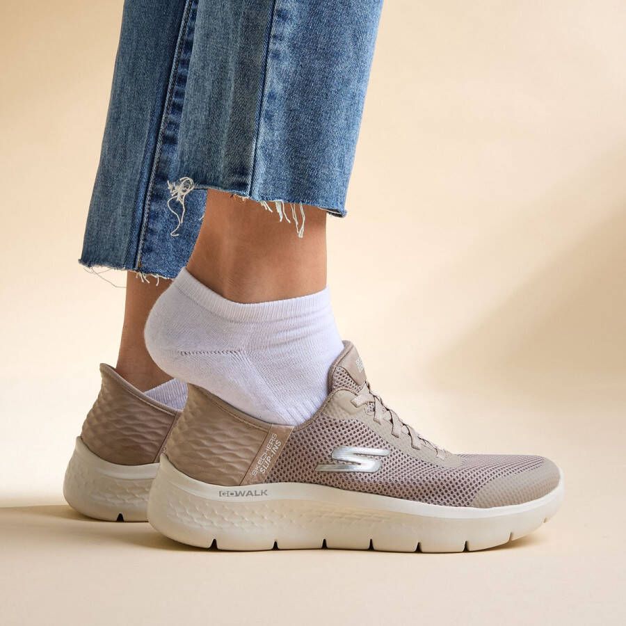 Skechers Slip-ins: GO WALK Flex Grand Entry 124836 TPE Taupe Grijs