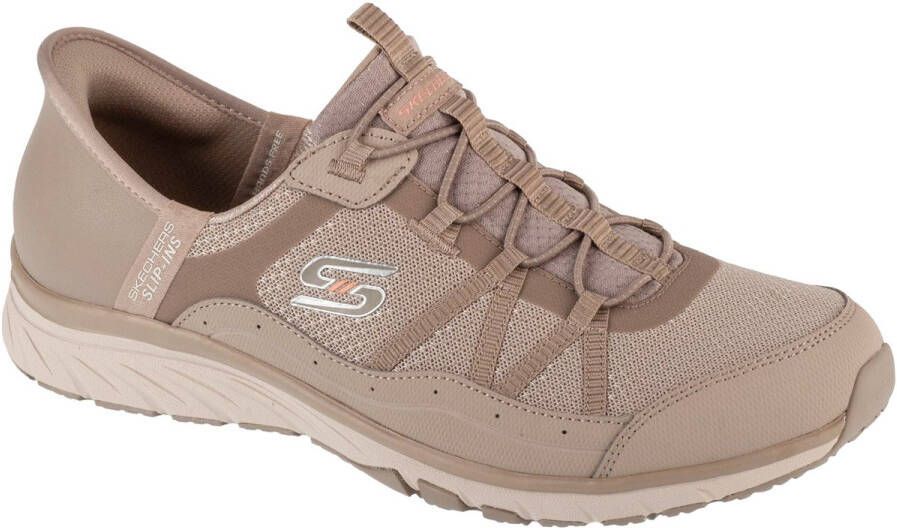 Skechers Slip-ins: Gratis Sport Leisurely Vrouwen Beige Sneakers