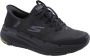 Skechers Slip-ins Max Cushioning Premier 2.0 Heren Veterschoenen Zwart - Thumbnail 4