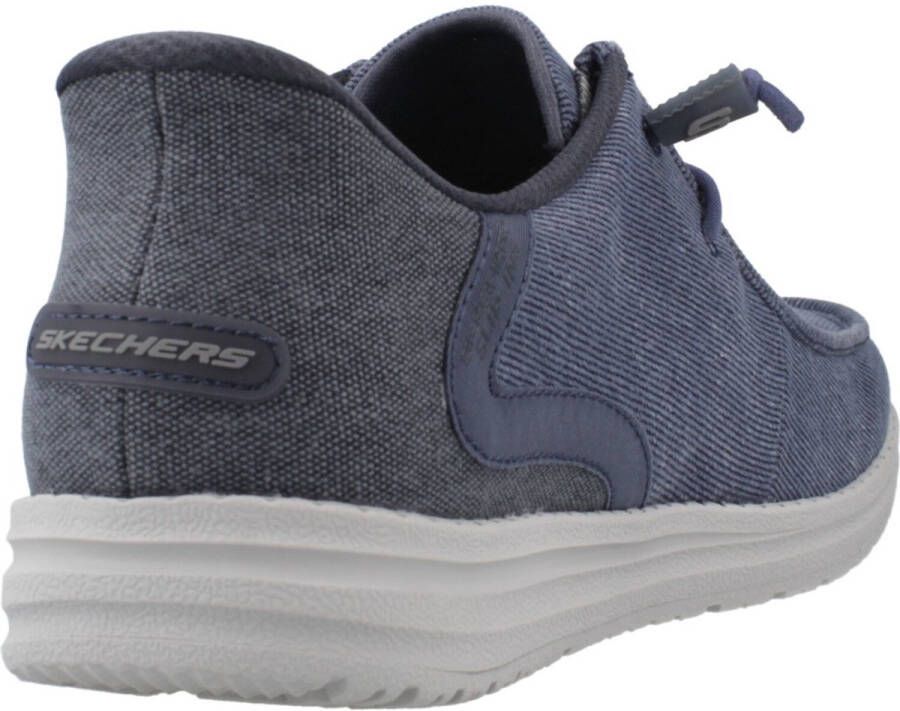 Skechers MELSON CORONADO 210959 Herenmokassins Blauw EU Stijlvol Comfort voor Elke Man
