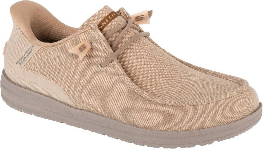 Skechers Slip-Ins: Melson Coronado Mannen Beige Sneakers