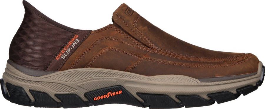 Skechers Slip-ins RF Respected Elgin Heren slip-ins leren slip-on bruin 204810 CDB - Foto 9