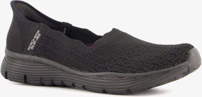 Skechers Slip-ins: Seager dames instappers zwart Extra comfort Memory Foam