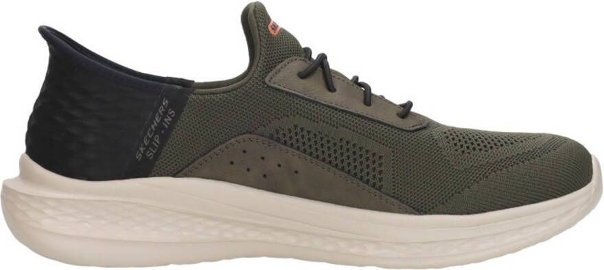 Skechers Slip-ins Slade Cohen Heren Instappers Olijfgroen