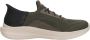 Skechers Slip-ins Slade Cohen Heren Instappers Olijfgroen - Thumbnail 4