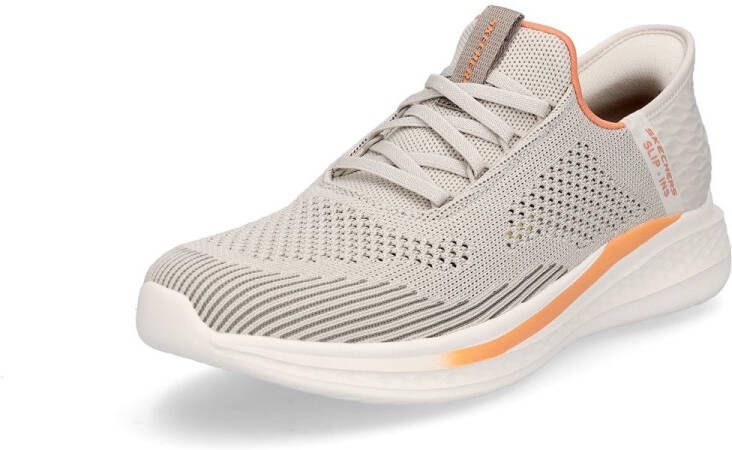 Skechers Slip-on sneakers SLADE-QUINTO slipper vrijetijdsschoen met subtiele contrastafwerking
