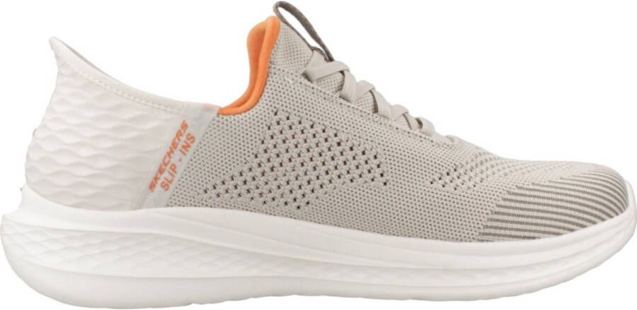 Skechers Slip-on sneakers SLADE-QUINTO slipper vrijetijdsschoen met subtiele contrastafwerking