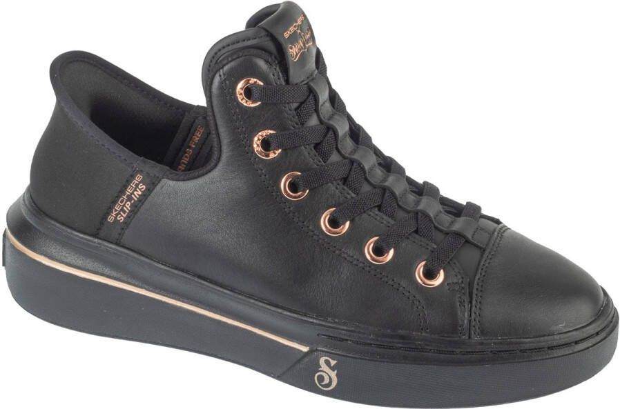 Skechers Slip-Ins: Snoop One OG Leather Vrouwen Zwart Sneakers