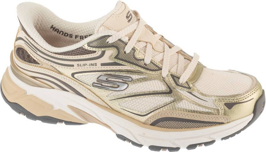 Skechers Slip-Ins: Stamina Sport Vrouwen Beige Sneakers