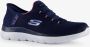 Skechers Slip-ins: Summits dames sneakers blauw Extra comfort Memory Foam - Thumbnail 4