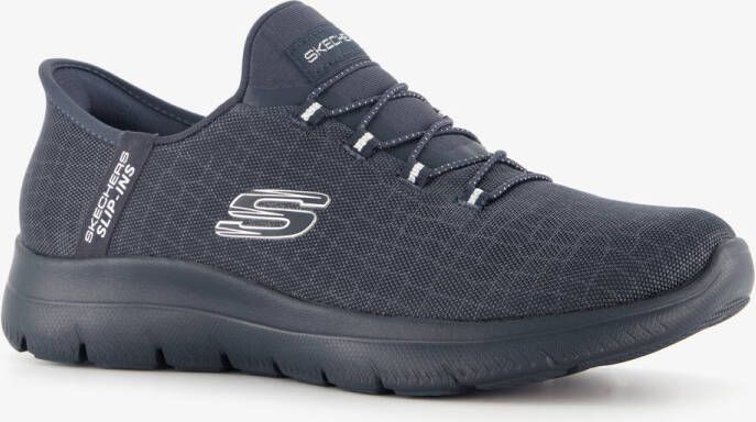 Skechers Slip-ins: Summits dames sneakers blauw Extra comfort Memory Foam
