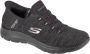 Skechers Slip-ins: Summits dames sneakers Zwart Extra comfort Memory Foam - Thumbnail 4