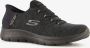 Skechers Slip-ins: Summits dames sneakers Zwart Extra comfort Memory Foam - Thumbnail 1