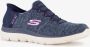 Skechers Slip-Ins Summits Dazzle Navy sneakers Blauw Extra comfort Memory Foam - Thumbnail 4