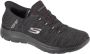 Skechers Summits Dazzling Haze 149937-BBK Vrouwen Zwart Sneakers Sportschoenen - Thumbnail 6
