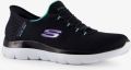 Skechers Slip-ins: Summits dames sneakers zwart Extra comfort Memory Foam - Zwart