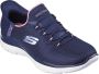 Skechers SLIP INS SUMMITS DIAMOND DREAM sneakers dames navy pink 150123W NVPK - Thumbnail 1