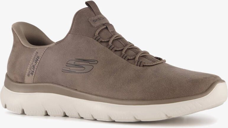 Skechers Slip-ins: Summits Korlo heren sneakers bruin Extra comfort Memory Foam