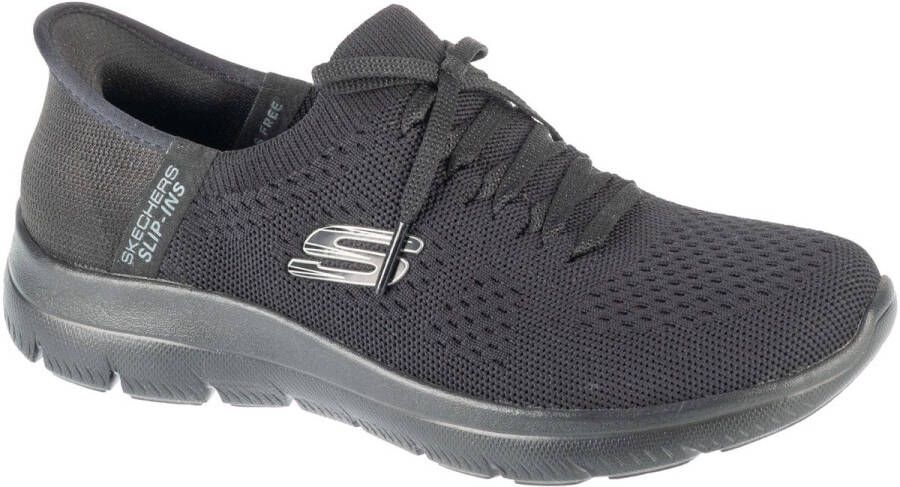 Skechers Slip-on sneakers SUMMITS-NEW DAILY slippers vrijetijdsschoen in vegan uitvoering