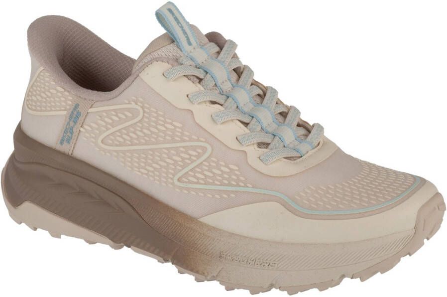 Skechers Slip-Ins: Switch Back Mist Vrouwen Beige Sneakers