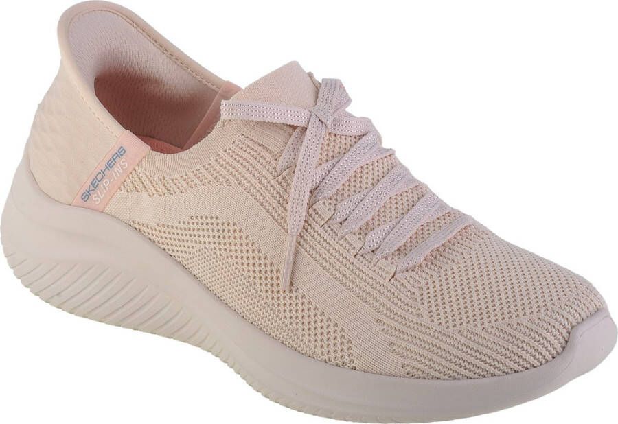 Skechers Slip-Ins Ultra Flex 3.0 Brilliant 149710-NAT Vrouwen Beige Sneakers Sportschoenen