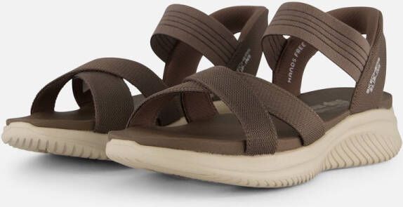 Skechers Slip-ins Ultra Flex 3.0 Sandalen taupe Dames
