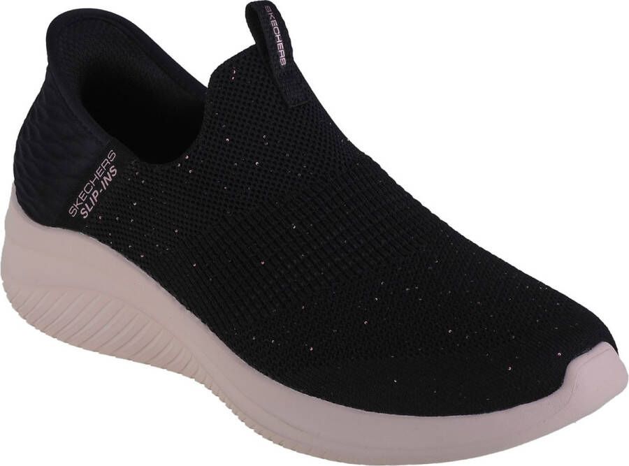 Skechers Slip-Ins Ultra Flex 3.0-Shiny Night 149594-BKRG Vrouwen Zwart Sneakers