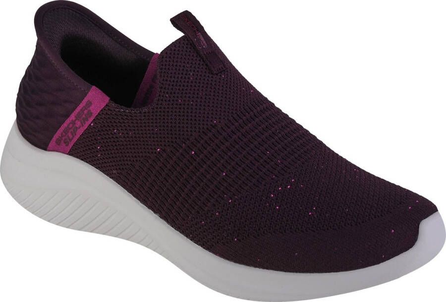 Skechers Slip-Ins Ultra Flex 3.0-Shiny Night 149594-WINE Vrouwen Kastanjebruin Sneakers