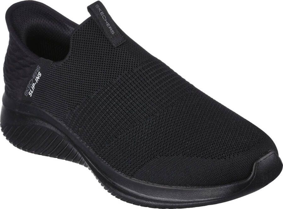 Skechers Ultra Flex 3.0 Smooth Step 232450-BBK. nen. Zwart. Sneakers.Sportschoenen