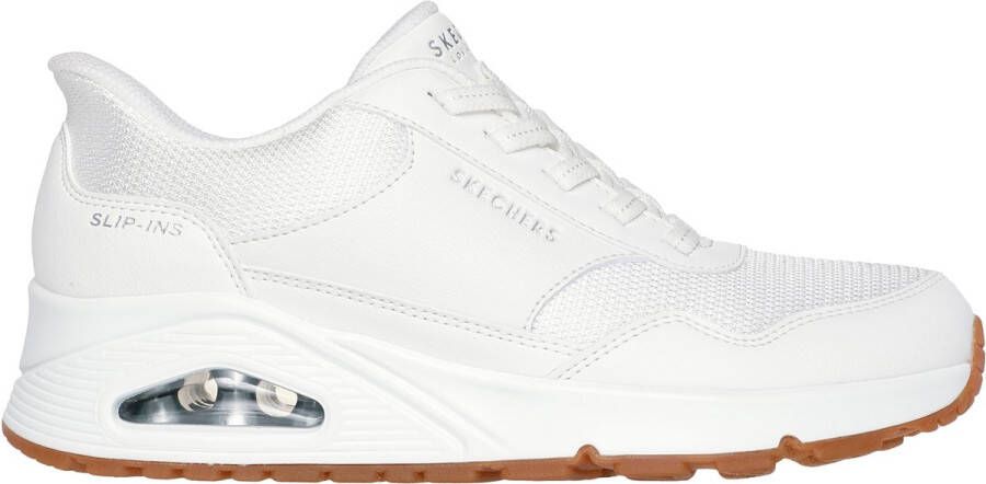 Skechers Slip-on sneakers UNO-SIMPLIFIED SLIP-IN wedge sneaker slipper met geïntegreerde slip-ins technologie