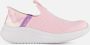 Skechers Slip On Ultra Flex Sneakers roze Textiel Dames - Thumbnail 3