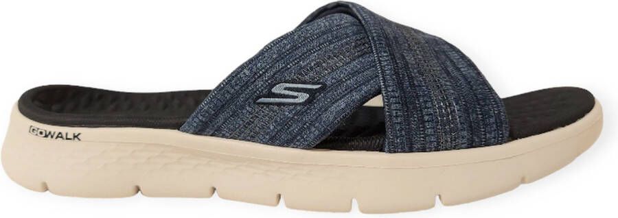 Skechers Slipper 141420 NVY Go Walk Flex Impressed Navy Blauw