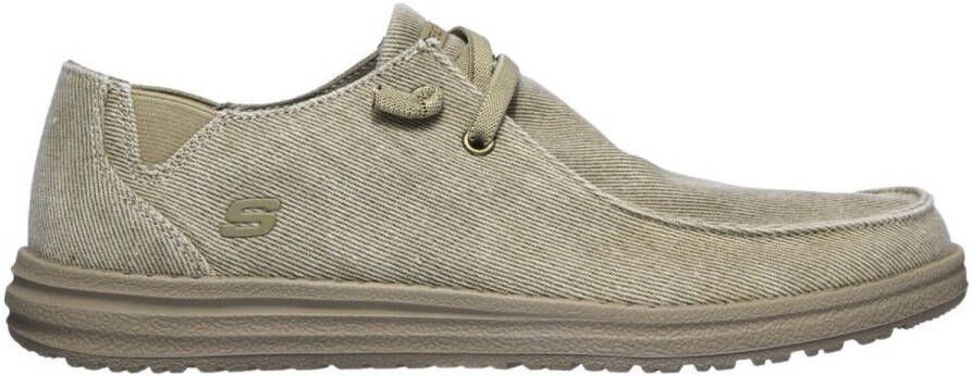 Skechers Casual Strand Loafer Schoen Beige Heren