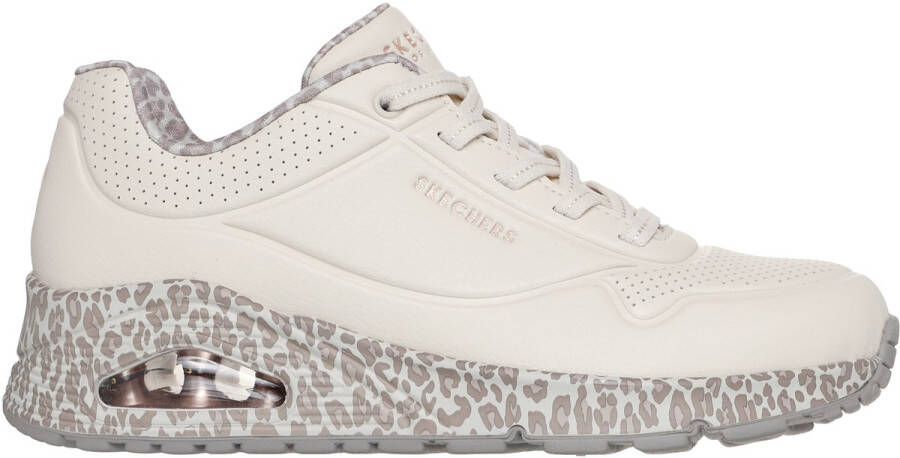 Skechers Sneaker 155412-WHLD UNO Wit Luipaard