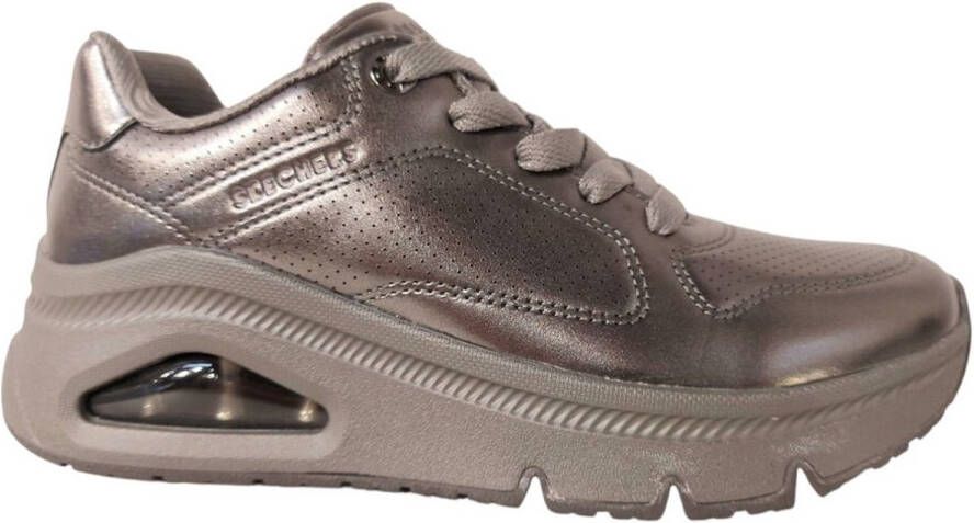 Skechers Sneaker 177768 PEW Uno Icon Lustrous Air Pewter Grijs Metallic