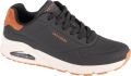 Skechers Air-Cooled Memory Foam Jogging Sneaker Black Heren - Zwart