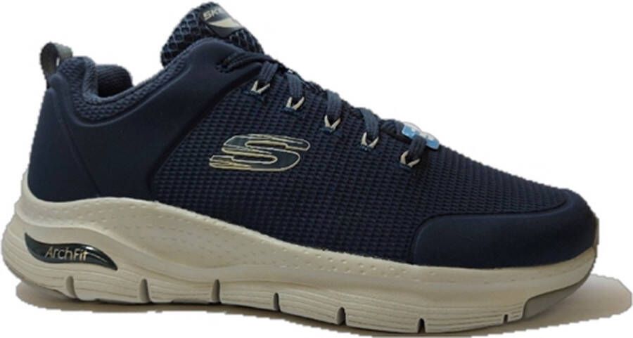 Skechers Sneaker 232200 NVY Arch Fit Titan Blauw Machine Washable 8½ 42½