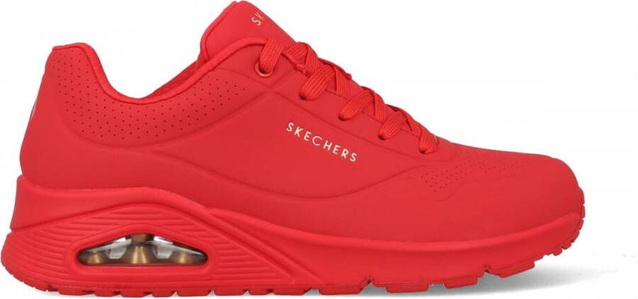Skechers Sneakers met sleehak UNO STAND ON AIR Vrijetijdsschoen lage schoen veterschoen met zacht gevoerde binnenzool