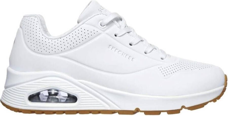 Skechers Sneakers Street Uno Stand on Air in eenvoudige look vrijetijdsschoen lage schoen veterschoen