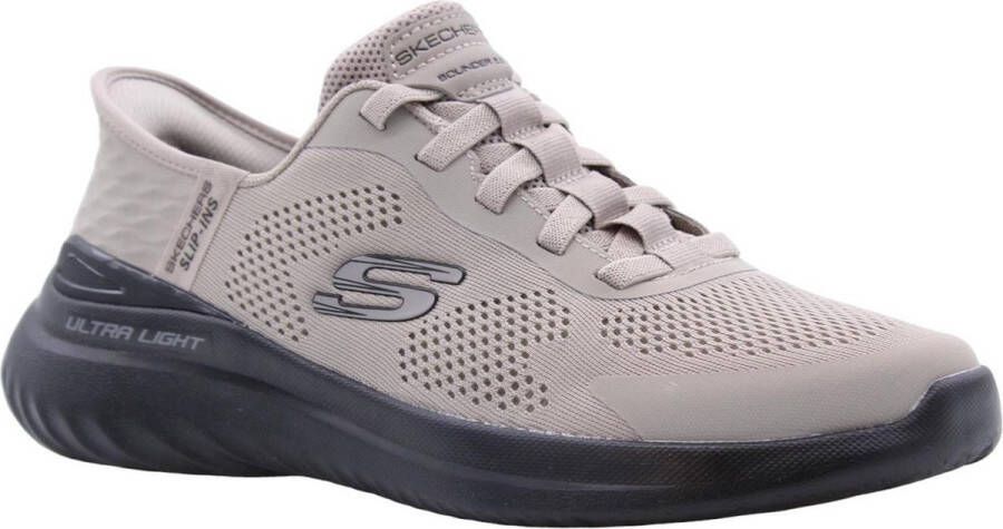 Skechers Fitness Schoenen Slip-ins Bounder 2.0. Emerged 232459-TPBK Taupe Black
