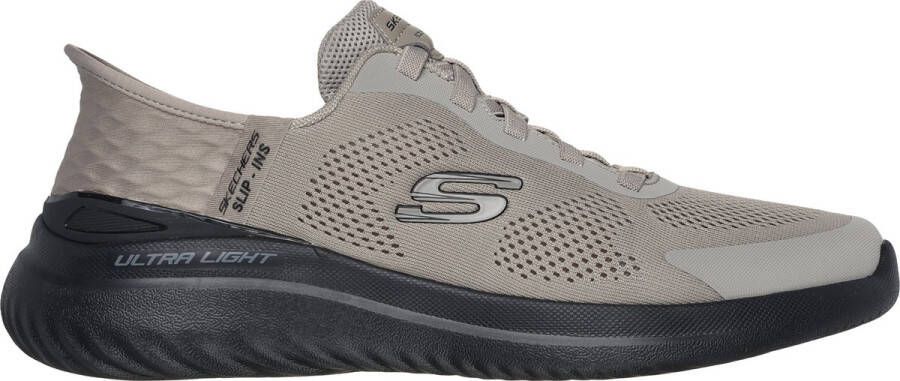 Skechers Fitness Schoenen Slip-ins Bounder 2.0. Emerged 232459-TPBK Taupe Black - Foto 2