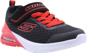 Skechers microspec max sneakers zwart rood kinderen