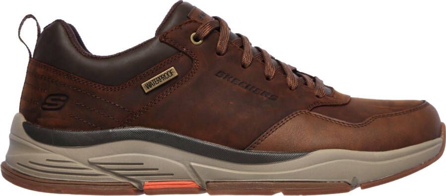 Skechers Waterdichte outdoor laarzen met geheugenschuimcomfort Bruin Heren