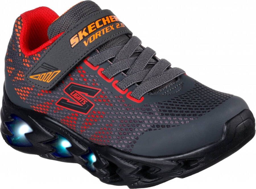 Skechers Sneaker S-Lights 400602L CCMT Grijs Oranje Rood