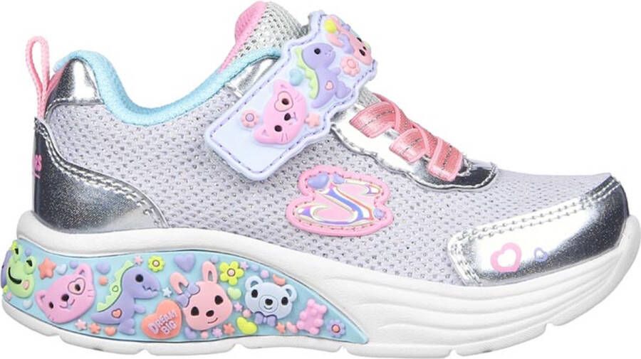 Skechers Kids Sneakers DREAMY LITES-COLORFUL PRISM met elastiek - Foto 5