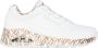 Skechers Sneaker UNO Loving Love 155506 WTRG Wit Rose Goud Hartjes - Thumbnail 2