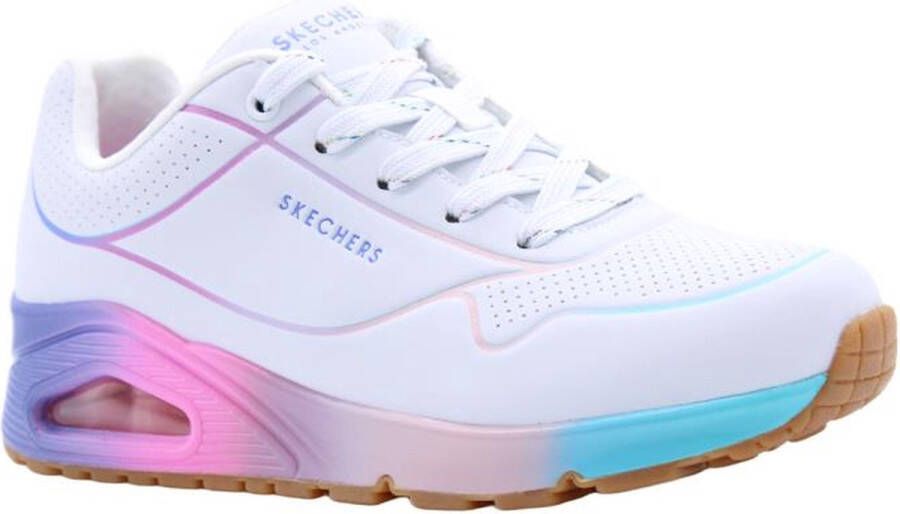 Skechers Sneakers UNO HIGHLIGHT LOVE vrijetijdsschoen lage schoen veterschoen met hartjes-print - Foto 9